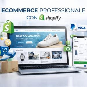 eCommerce Professionale con Shopify  Shopify fino a 25 prodotti